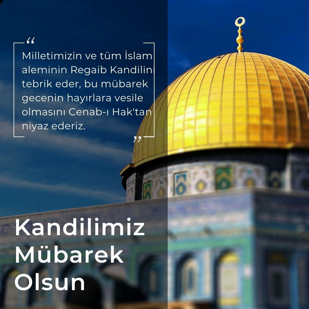 Yüce Rabbimiz, Regaip Kandili hürmetine İslam alemine inşirah versin ve İslam ümmetini yeniden aziz bir ümmet eylesin.

#RegaipKandili
<a href="/haliletyemez/">🇹🇷Halil Etyemez .</a> <a href="/eyadmtg/">Medeniyet Tasavvuru</a>
