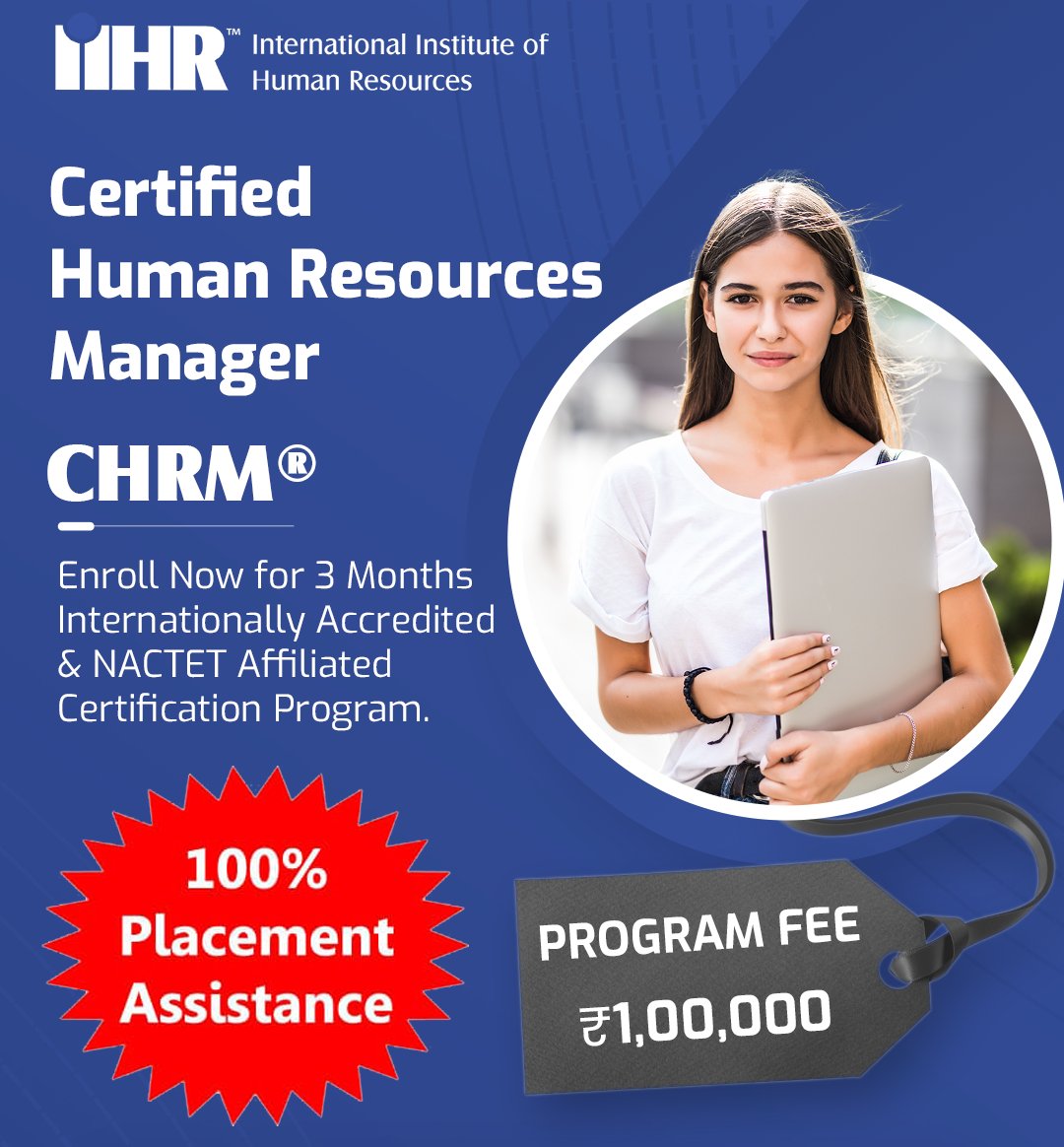 🌟 Propel your HR leadership journey! 🚀 Certified Human Resources  Manager Program – 3 Months training with 100% Placement Assistance. 🎓  Visit chrm.iihr.edu.in or call/WhatsApp 703 703 4447. #HRManager #LeadershipTraining #PlacementAssistance#IIHR#hrcertifications