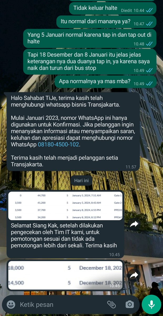 Danpus26's tweet photo. @PT_Transjakarta menerapkan sistem tap in dan tap out tapi saya naik dan turun di bus stop itu kepotong saat naik dan turun sudah komplain tapi tim it bilang itu normal dan kedetectnya tap in tidak ada out apa itu bisa dibilang normal? Bikin kebijakan yg tidak bijak dan merugikan https://t.co/DLdbJ7kvbA