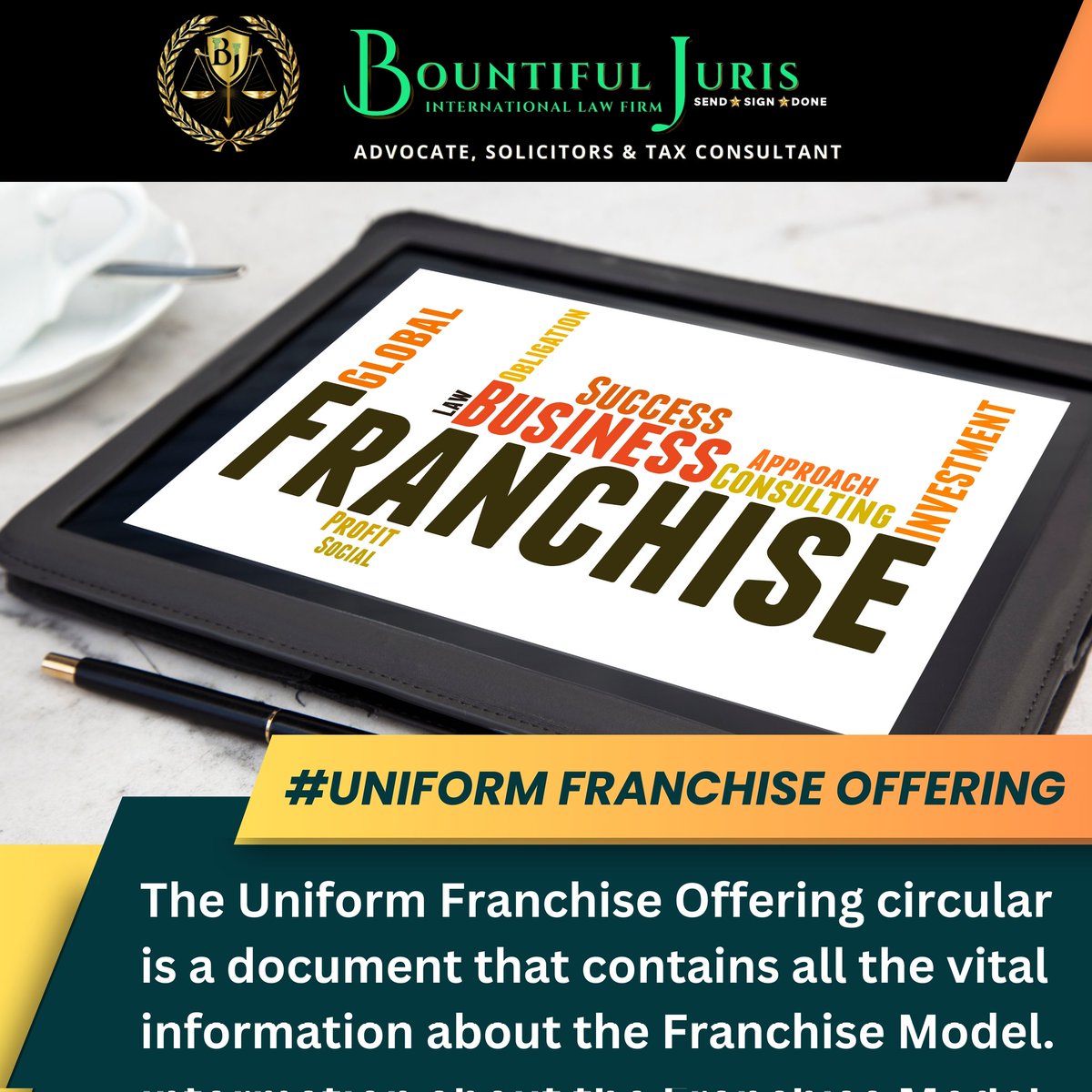 Bountiful_Juri's tweet photo. #UNIFORM FRANCHISE OFFERING 
The Uniform Franchise Offering circular is a document that contains all the vital information about the Franchise Model
.
Follow Us For More Updates
.
.
.
.
#uniformfranchiseoffering #franchise #vital #information #model #contains  #bountifuljuris https://t.co/xNvCOdWHbX