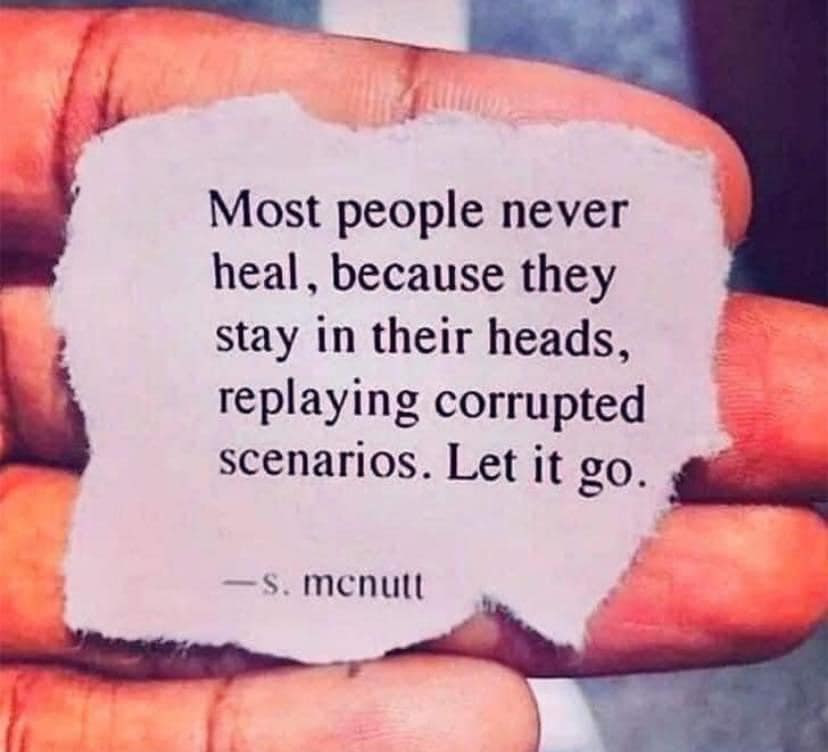 Yes, many people do have difficulty extricating themselves from their past and continue to regurgitate self-deprecating situations.