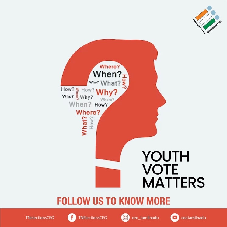 TNelectionsCEO's tweet photo. Seize the opportunity to make a difference. Every vote is a step towards inclusive democracy. Participating in the electoral process is the best way to make your voice heard.
#YouthEmpowerment #Elections2024 #Democracy #VoteWisely #ElectionThoughts #ElectionVision https://t.co/3CspISJMAm