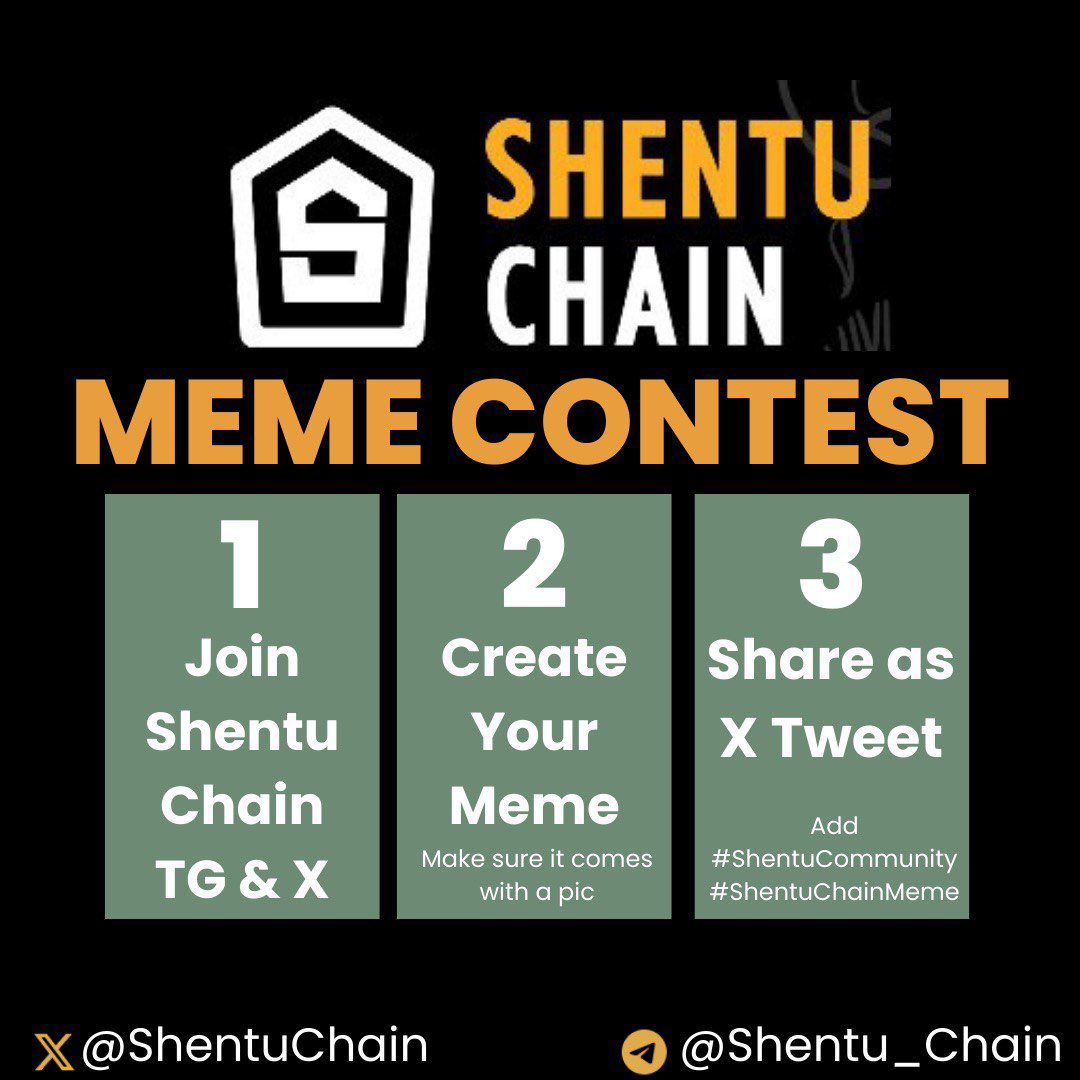 ☕️Yo fam! How's your week shaping up? Let's add some laughs and make it even better! 

🎨Get creative with your Shentu Chain memes by posting under this tweet/on your own account and <a href="/ShentuChain/">Shentu Chain</a> , join the laughter, and score some $CTK prizes! Let the MEME magic begin!