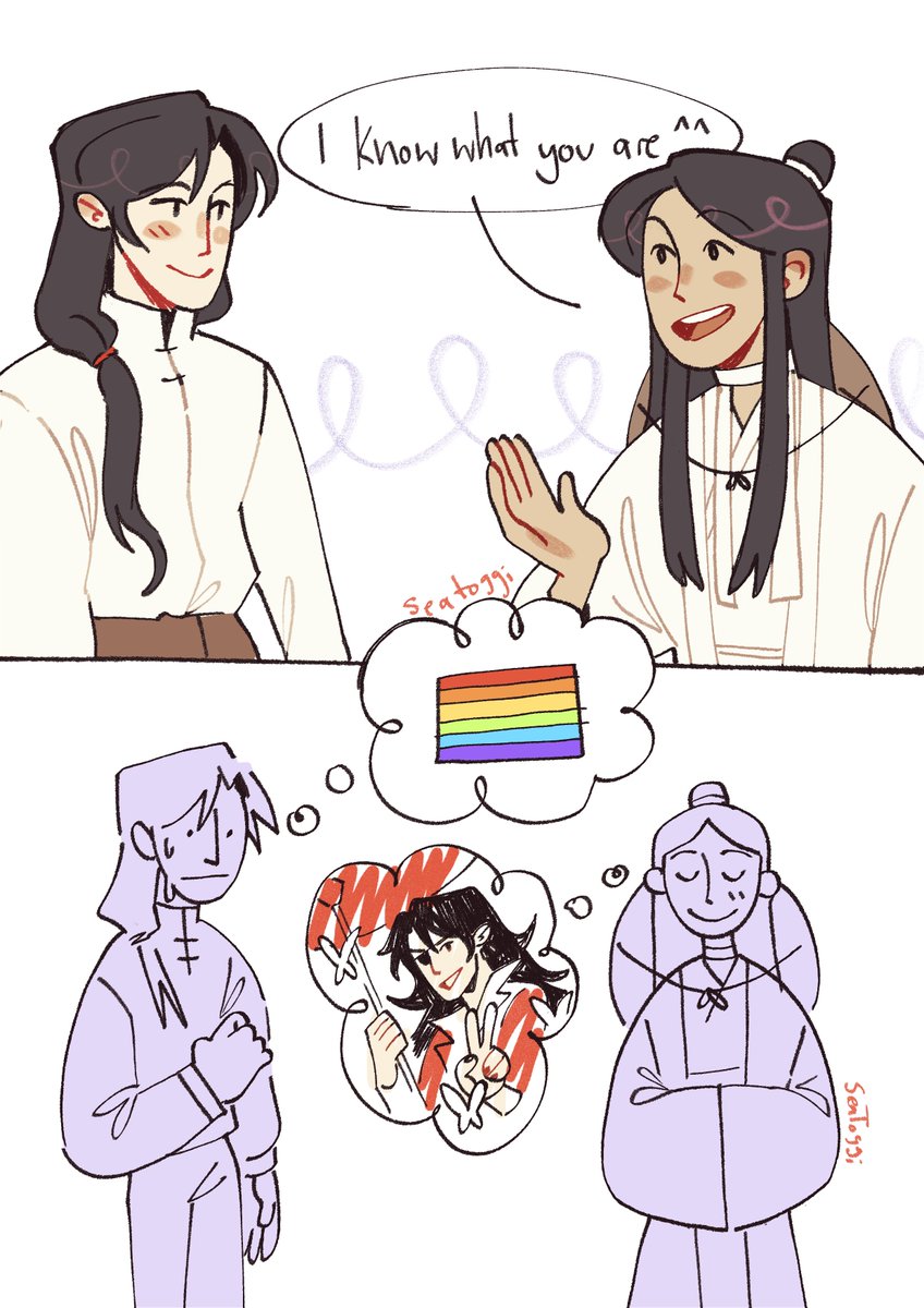 S4ltedCod's tweet image. secret identities #tgcf