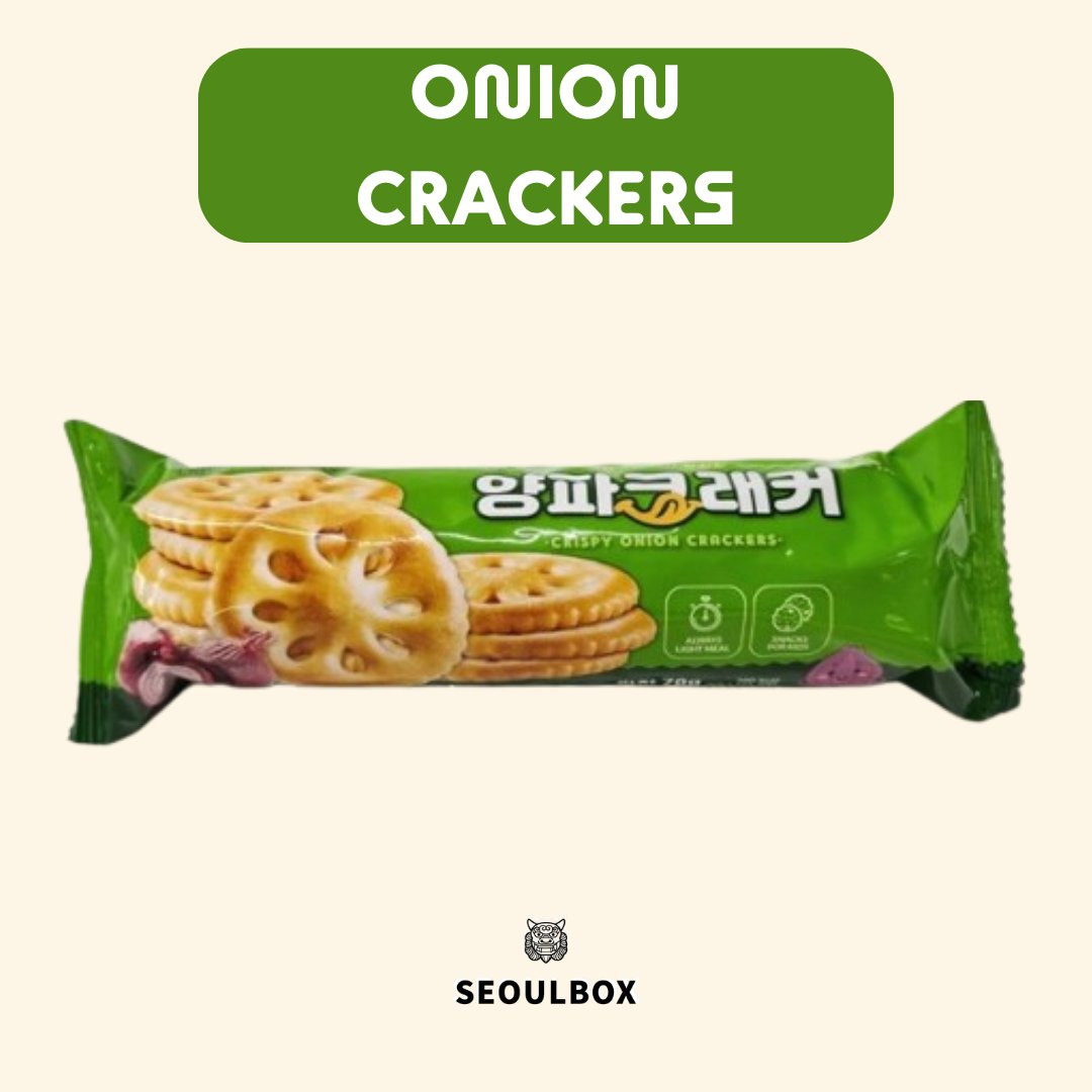 unboxyourseoul's tweet photo. Unlock the layers of flavor with these irresistible homemade onion crackers! 🧅🍪 Crispy, savory, and the perfect snack to elevate your munching game.

Order yours now: https://t.co/FGXZBsgv46

#Koreansnacks #Koreanfood #kpopsnacks #Koreafoodie #unboxyourseoul #seoulbox https://t.co/OJNWNPUuPO