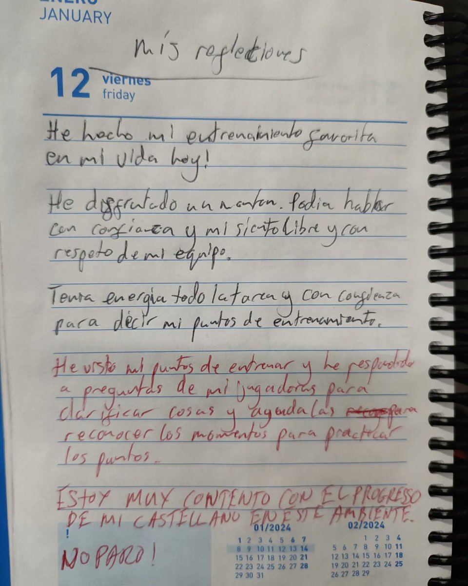 jakebrown853's tweet photo. I will have been in Spain for 3 years in March. A challenge that I set myself was to coach in Spanish.  Today I have run one of the most fulfilling sessions I've ever run regardless of language. I felt able for the first time to say everything I wanted in the moment. I'm happy! https://t.co/Ch7r26rBwS