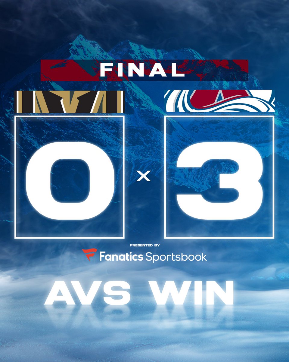 Avalanche's tweet photo. The odds were in our favor. 

#GoAvsGo https://t.co/on9D0crH5S