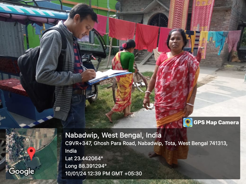 Jalaj_wii's tweet image. पश्चिम बंगाल के नादिया जिले में भारतीय वन्यजीव संस्थान, देहरादून, NMCG-WII जलज परियोजना के अंतर्गत श्रीनाथपुर गांव, मायापुर  में आजीविका सर्वेक्षण किया गया। साथ ही जलीय प्रजातियों के संरक्षण के लिए लोगों को प्रोत्साहित  किया।

 @namamigange #livelihoodproject