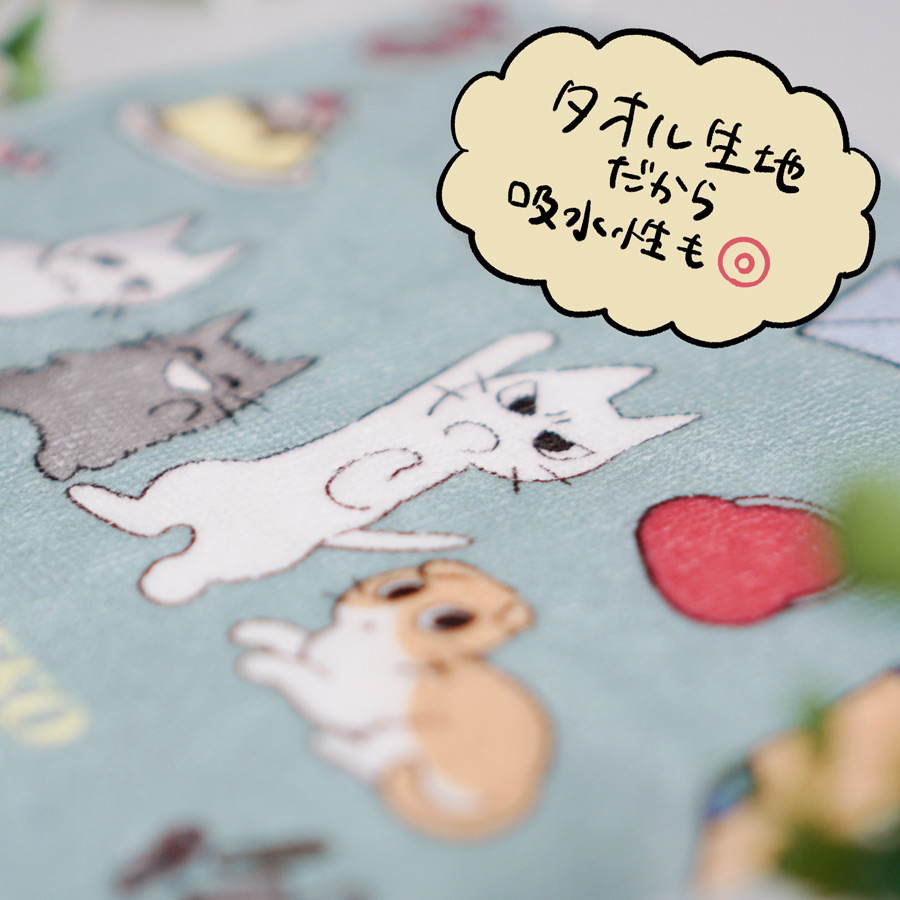 \POP UP SHOPの商品紹介/ 『ハンカチ』 今回のPOP UPのキービジュアルを使ったハンカチ! タオル生地なので吸水性も⭕️ 『フェイスタオル』 ボクら4匹のドアップな顔が並んだフェイスタオル! 鮮やかなグリーンカラーで、気持ちも明るくなっちゃうね🍀 #しかるねこPOPUPSHOP