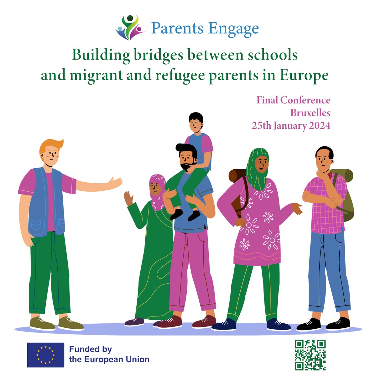 Intl_Parents's tweet photo. ๐ Unlock insights at PARENTS ENGAGE final conference in Brussels: Building bridges between schools and migrant and refugee parents in Europe. ๐
Registration link: https://t.co/1COcRsUDKM
#ParentsEngage #finalconference #parentalengagement #teachersempowerment https://t.co/4W2gWAVHQx