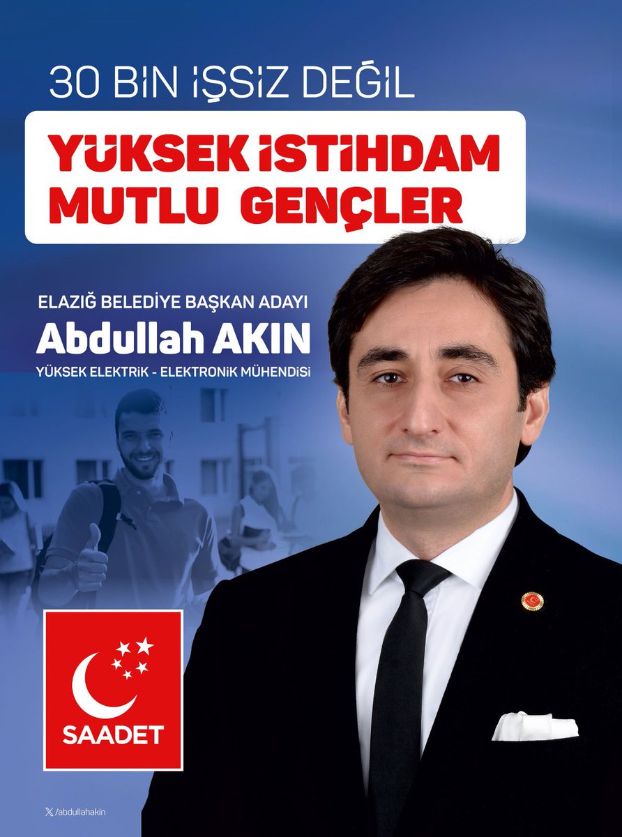 abdullahakin's tweet photo. #elazig #belediye #baskan #adayi #saadetpartisi #abdullahakin https://t.co/GnZc7U5kO3