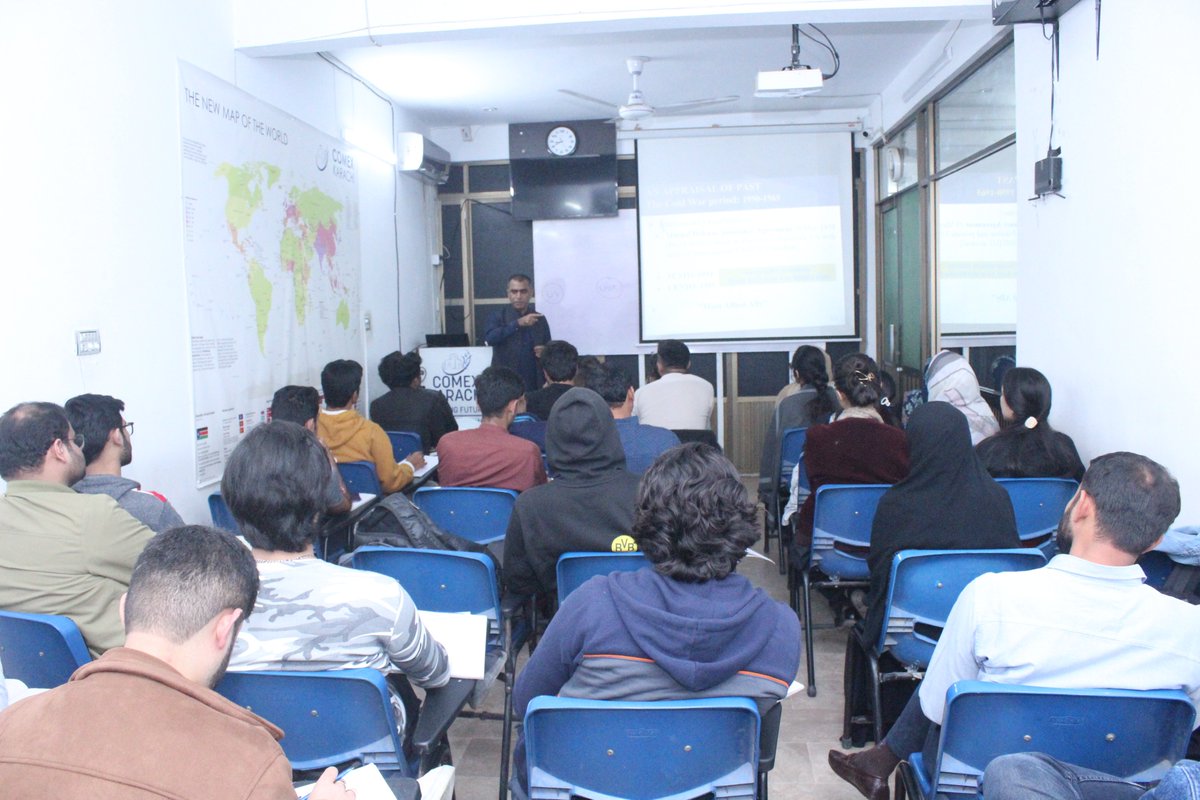 CssComex's tweet photo. Mr. Irshad Ali Sodhar (PAS)
Delivering a lecture on Pak-US Relation

Registration Open For the January Session. 

Don't miss this opportunity to learn from an expert and achieve your goals!
03337421341 https://t.co/nzcjR7Ts5X