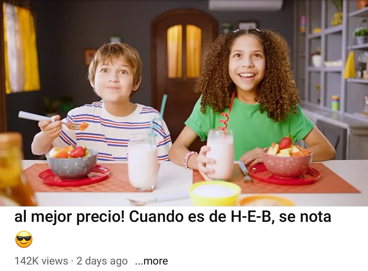 Ya van saliendo los spots que dirigí para H.E.B 🎬💫♥️  Aquí uno m.youtube.com/watch?v=XH1AN8…