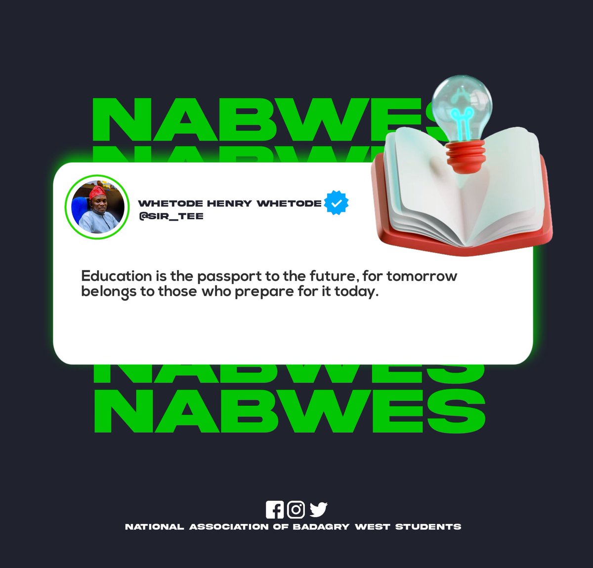 NABWES01's tweet photo. Key Fact about EDUCATION
#NABWES https://t.co/VtxkHfmPCl
