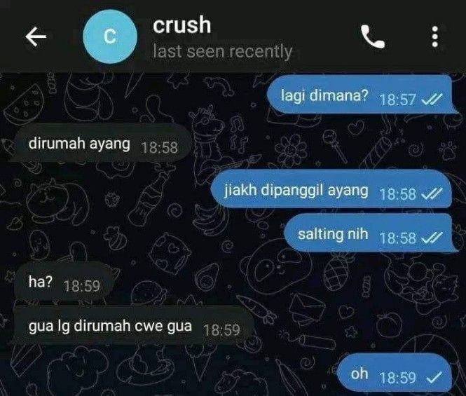 Kumpulan Chat lucu nice try (NT) warga Indo, menghibur hari kamis kalian🤣 ✨

A Thread