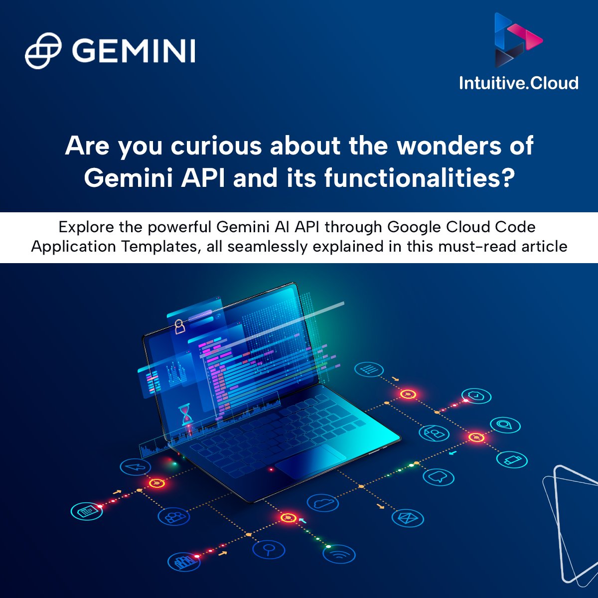 Ever wondered how to tap into the boundless potential of #GeminiAPI? Look no further! This comprehensive article unlocks the wonders of this powerful #API, seamlessly integrated with #GoogleCloud through ingenious Code Application Templates – bit.ly/3SejKRN

#Intuitive