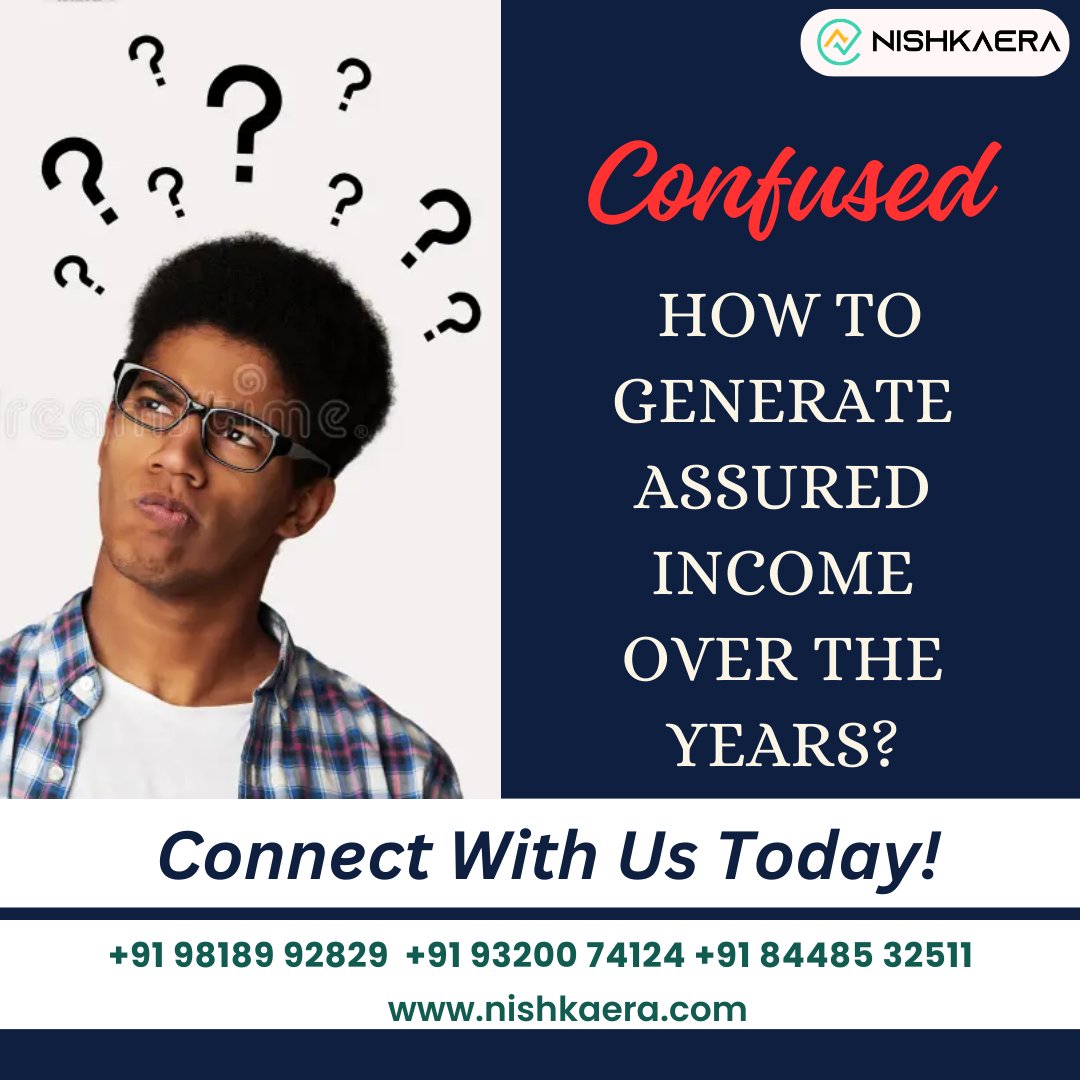 nishkaera's tweet photo. Looking for investment products which can give you assured returns on long term basis.
Connect with us today and ensure a financially secure future for your family!
#finance #investmentoptions #assuredincome #wealth #fintech #financalsecurity #longterm https://t.co/JgDPIpwbne