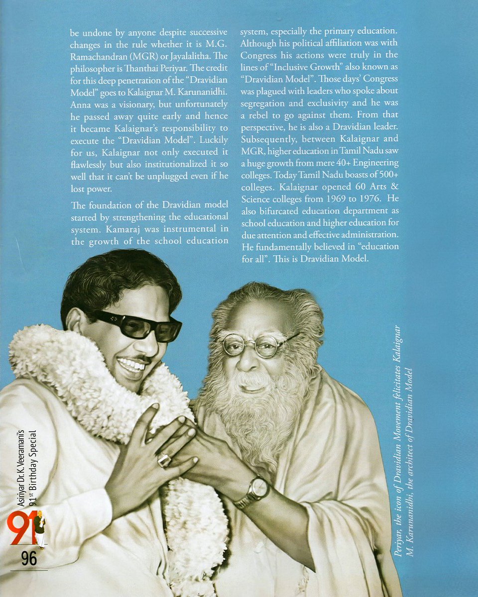 dreamtamilnadu's tweet photo. @sureshsambandam penned an article titled "The Architect of Dravidian Model" for the Modern Rationalist magazine to commemorate Kalaignar's Birth Centenary. Read the article below.
#dreamtamilnadu #sureshsambandam #dtn #tn #DravidianModel #History #centenaries #article #news https://t.co/MkWF7H3E4m