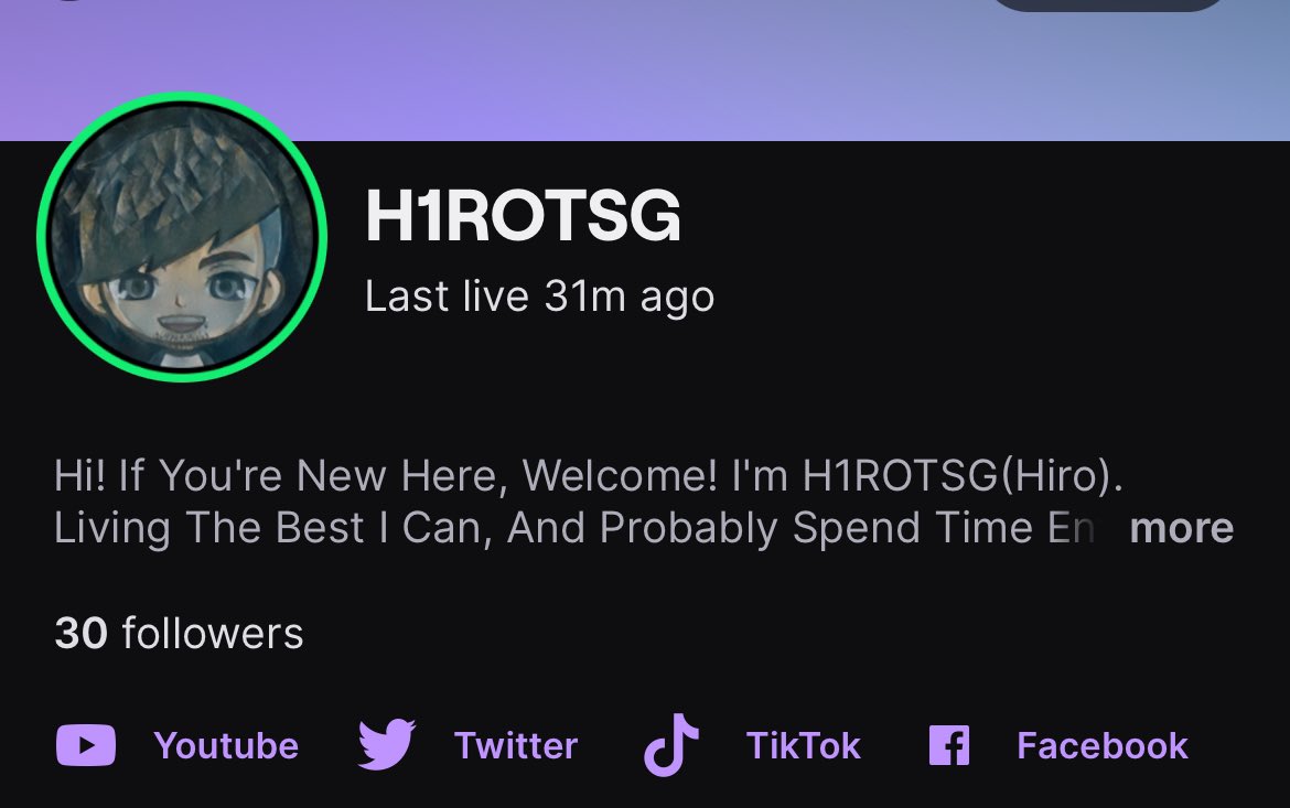 H1ROTSG's tweet photo. Just Hit 30 Followers!
https://t.co/ZojkRUef8j https://t.co/3HVVjkQcoe