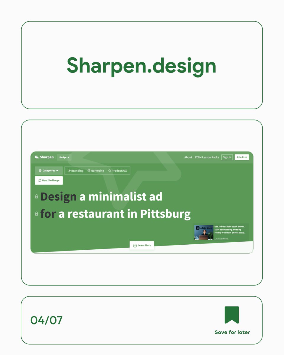 Top 5 sites To Practice UX😉

Discover the best platforms to refine your UX expertise😃

Let us know if we missed to add any!👇

#ui #ux #uidesign #uiux #uiuxdesign #uxdesign #uxdesigner #uxui #uxresearch #webdesign #webdesigner #design #comment #uxinspiration #interfacedesign