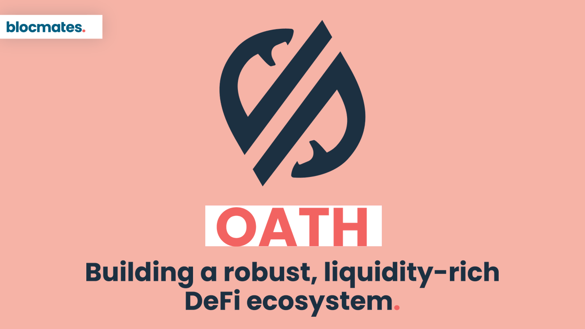 blocmates's tweet image. GM ETF enjoyooors!   

Today we are looking at the @OATHFoundation
&amp;amp; $OATH which is powering a suite of incredible DeFi products from one of the most respected collectives in this space @ByteMasons 

Covering: @EthosReserve, @digitxyz_ &amp;amp; @Reaper_Farm 

Check it: 📖 -…