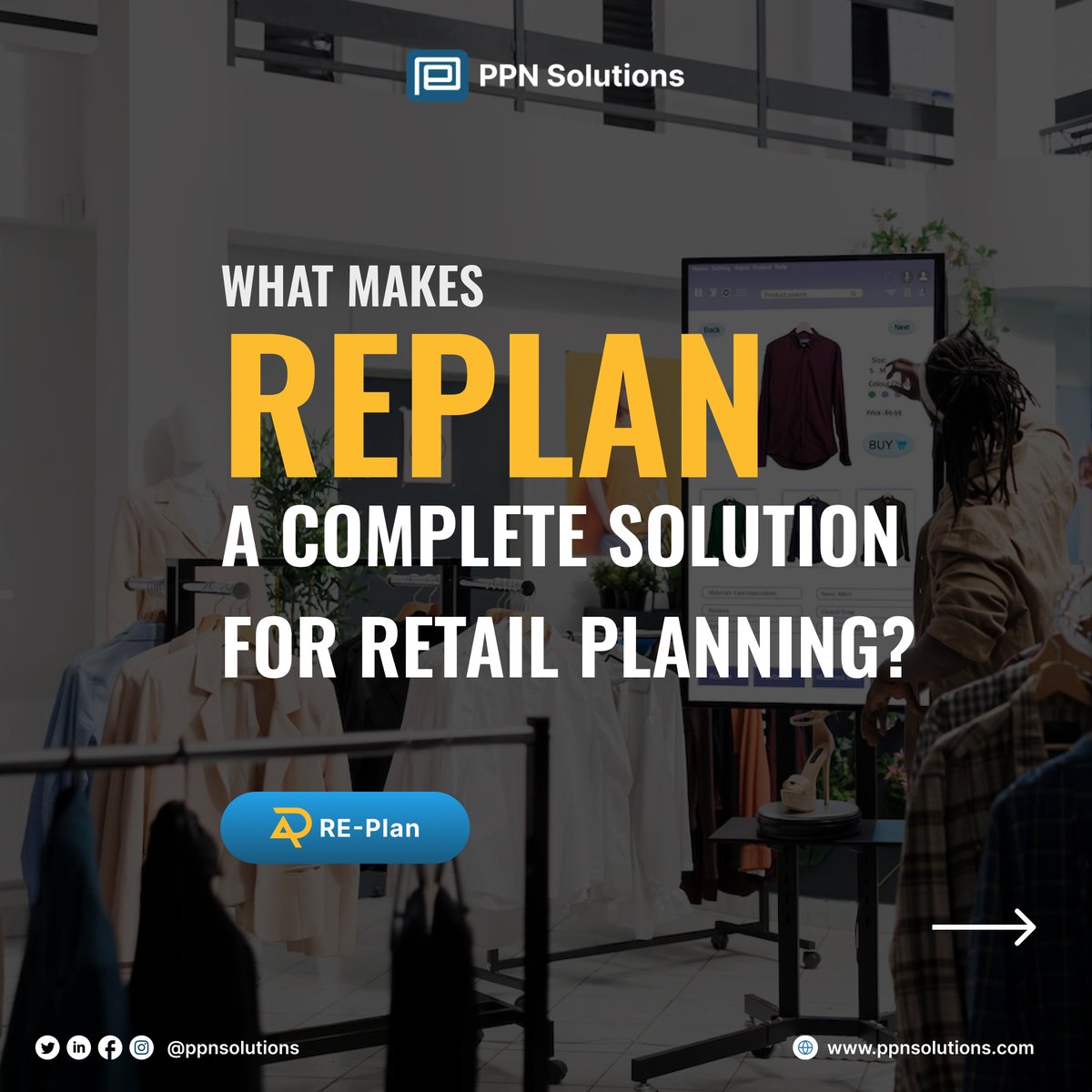 ppnsolutions's tweet photo. Say goodbye to stock-outs, overstocking, and missed sales opportunities with REPLAN!🌐

Our comprehensive retail planning solution includes everything you need to streamline your retail operations and maximize profits.📊💼

Try REPLAN today!

#REPlan #retail #retailsolution https://t.co/ZqR5u9819i