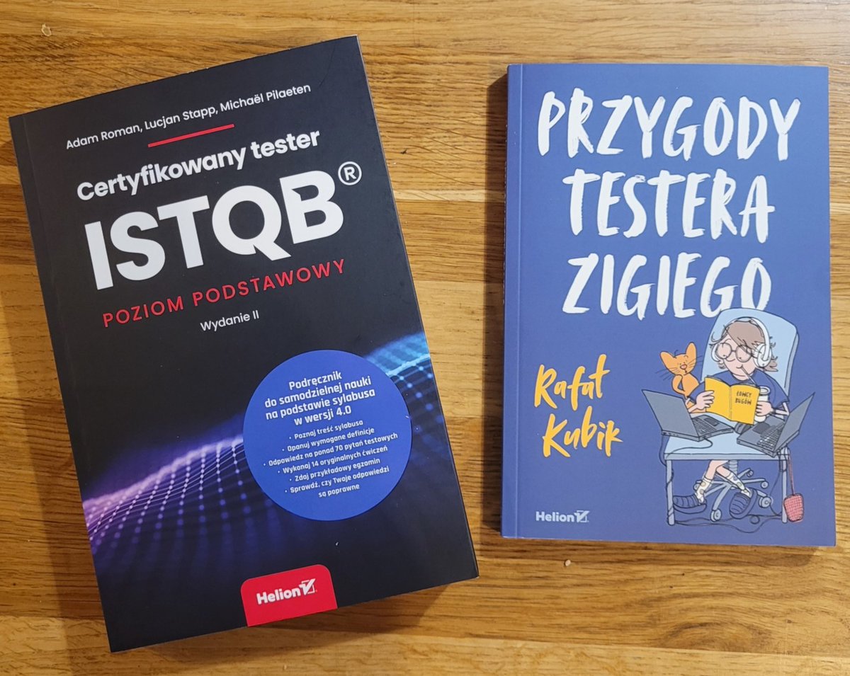testerzy's tweet photo. Taka niespodzianka przyjechała kurierem. Wkrótce recenzje i konkursy! #testowanie #książki https://t.co/Fcz9PCUxLQ