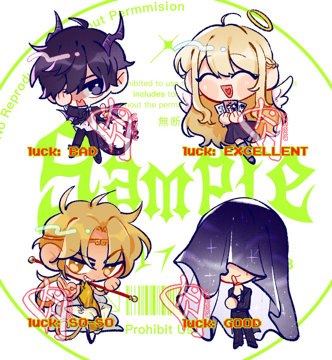 Sorry im sick in da head. let's see if they arrive on time
these are going to be stickers inside the envelope (which i havent drawn yet). they'll be gacha while supplies last
dw BAD just stands for Blackflame Abyssal Dragon ofc.... ofc........