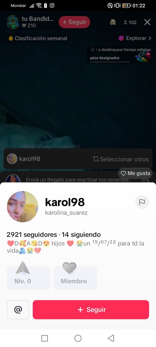 jjsec593's tweet photo. @latetra9 @EmergenciasEc En ese live esta es otra que anda a favor de los terroristas, montando la que sabe mucho, ojo gente https://t.co/BlSQ7EhM0d