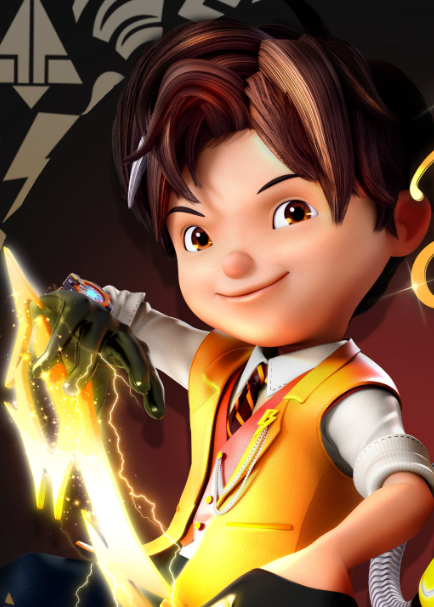 Tidak mahu kalah. Walaupun BoBoiBoy sikat rambut setahun sekali 🤣