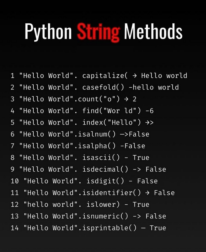 Python_Dv's tweet image. Python String Methods morioh.com/a/929040195d2d

#python #programming #developer #morioh #programmer #softwaredeveloper #computerscience #webdev #webdeveloper #webdevelopment #pythonprogramming #pythonquiz #ai #ml #machinelearning #datascience