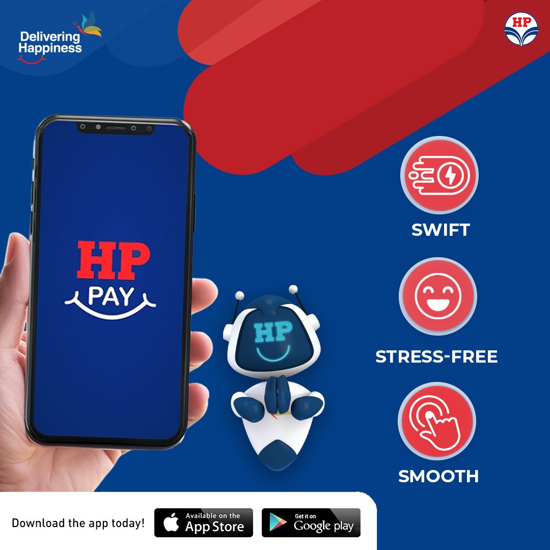 Refuel your journey effortlessly with HP Pay. Our all in one app streamlines the fueling process, ensuring swift, secure, and hassle free transactions. Drive in, fuel up, and pay with absolute ease Refuel your journey effortlessly with HP Pay