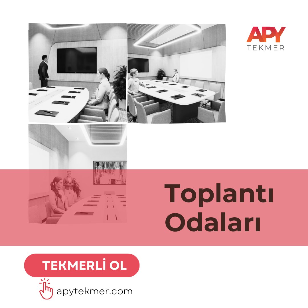 apytekmer's tweet photo. 👩‍💻 👨‍💻 APY TEKMER’de yer alan farklı ihtiyaçlara yönelik toplantı salonları profesyonel bir ortamda, profesyonel bir ekibin desteğiyle verimli bir toplantı gerçekleştirmenizi sağlar.

📣 Ekosistemimize dahil olmak için hemen başvurun: https://t.co/3ES8dtBDFe

#apytekmer #tekmer https://t.co/c3OnXaF9rv