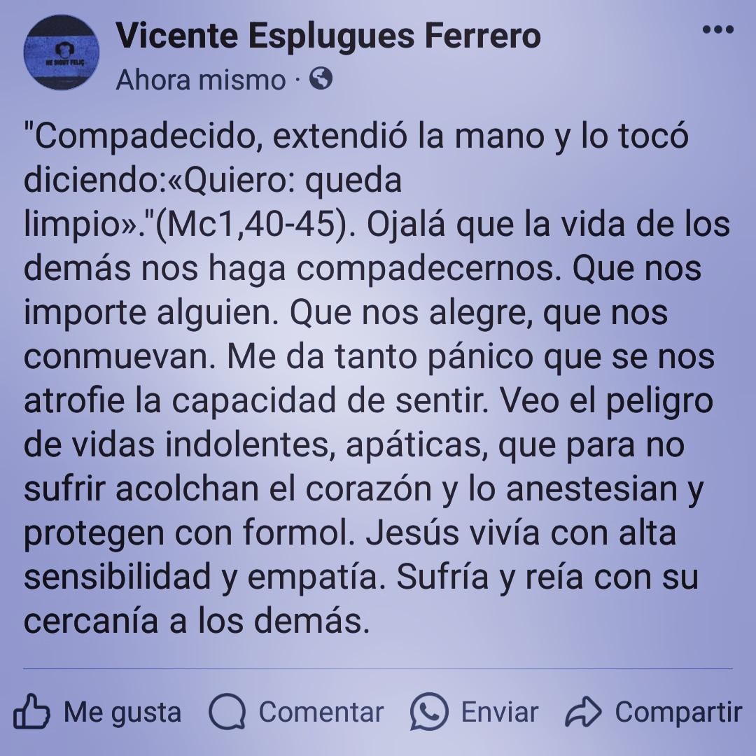 VicenteEsplugue's tweet photo. #EvangelioDelDía #compadecerse 11/1/2024 https://t.co/ZNoue8YhRG