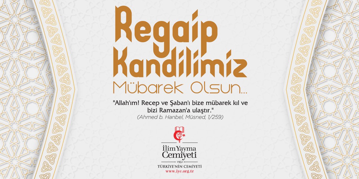 #RegaipKandili’miz mübarek olsun.