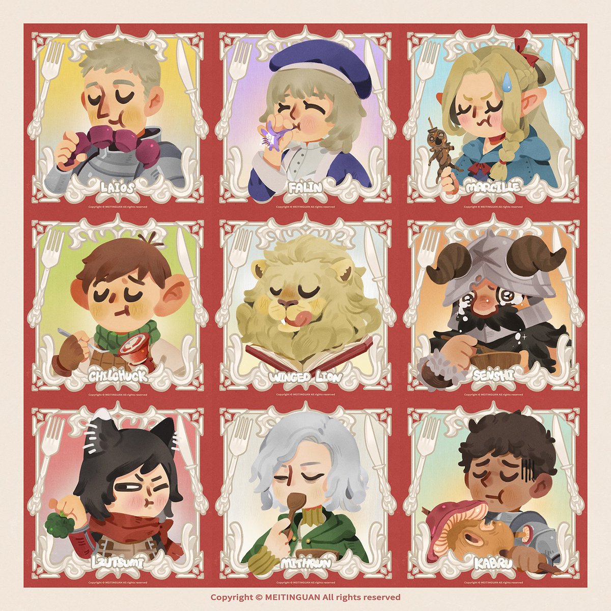 MEITINGUAN's tweet photo. #ダンジョン飯 #dungeonmeshi https://t.co/JSh55e4fNV