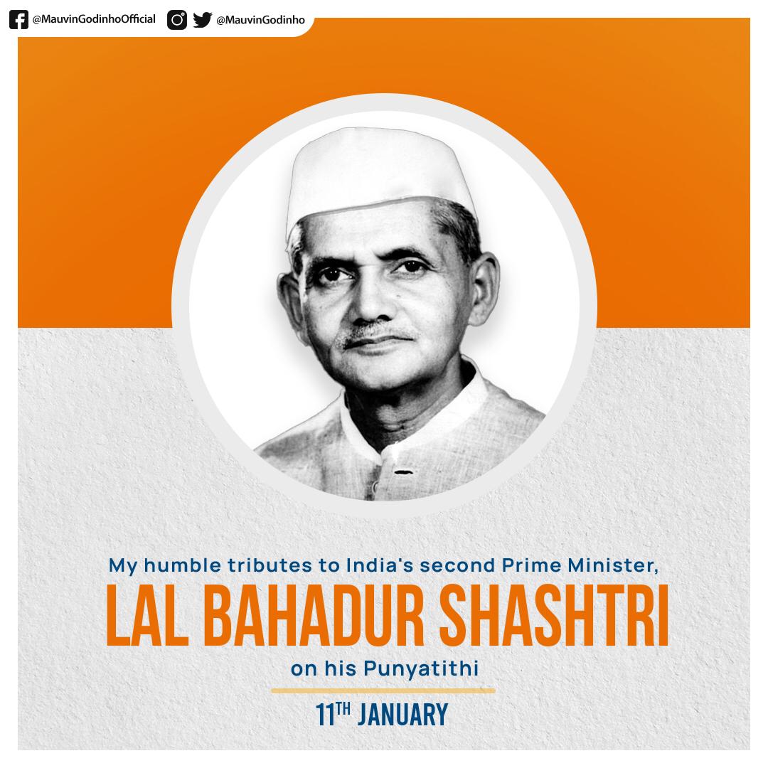 MauvinGodinho's tweet photo. My humble tribute to #India's second #PrimeMinister, #LalBahadurShastri on his #DeathAnniversary. His iconic slogan "Jai Jawan, Jai Kisan" resonates as a testament to his deep-rooted commitment to both the soldiers defending our borders and the farmers tilling our fields. (1/2) https://t.co/428fKX1Fo7
