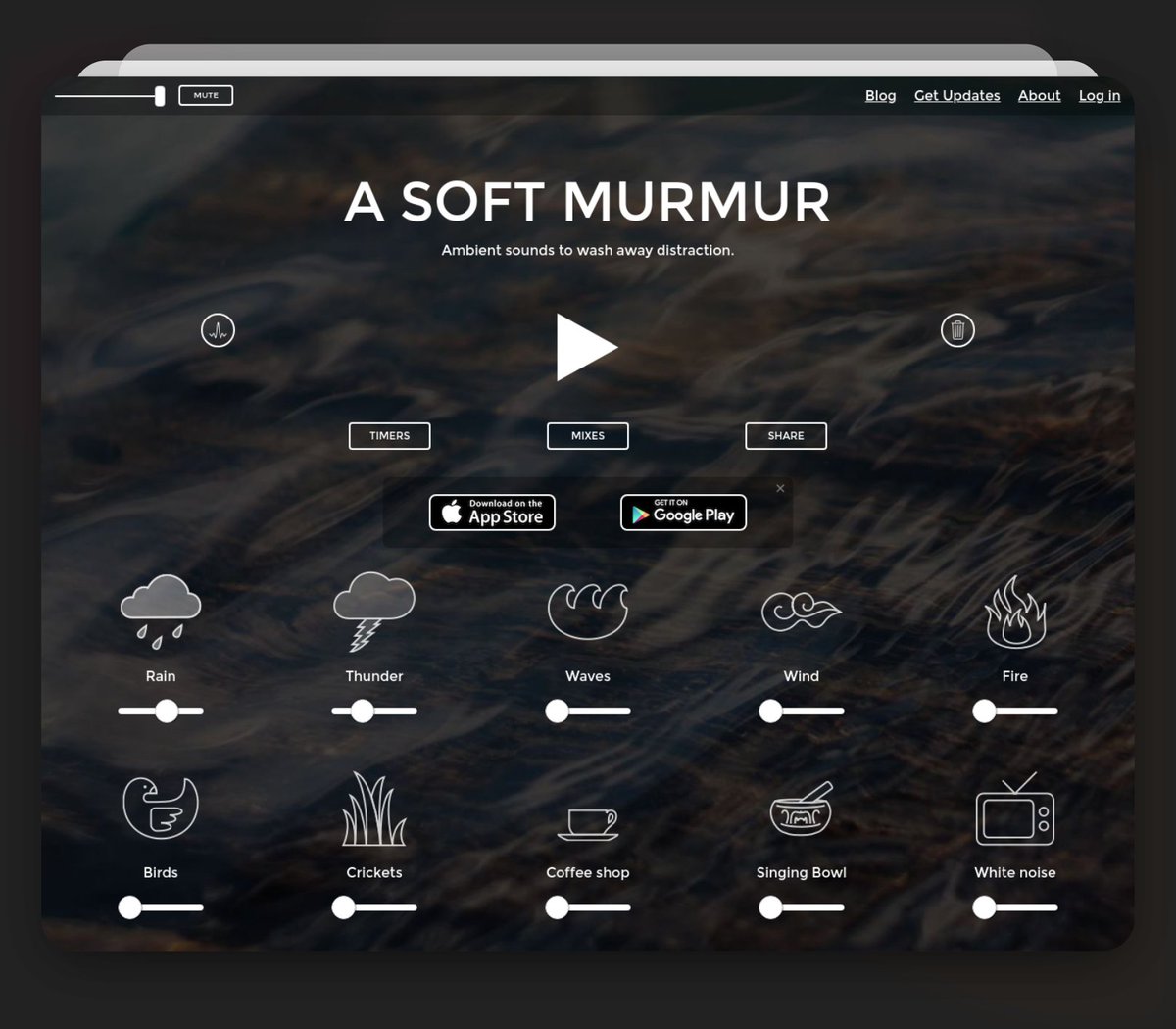 PhoenixPrithivi's tweet photo. 9 secret websites that are so useful it seems illegal to know them: A thread 🧵. Look for the bonus at the end of this thread.

1. A Soft Murmur (https://t.co/N1vPIuAC3i): Create custom ambient sounds to boost productivity or relaxation. https://t.co/yp8Ke8CRm4