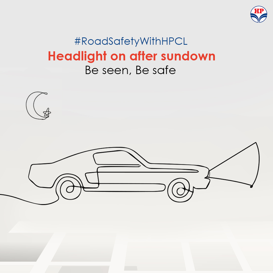 Navigate safely this Road Safety Week. Keep headlights on post sunset. Be visible, be secure. HP Retail advocates for road safety, urging everyone to prioritize visibility for a safer journey Navigate safely this Road Safety Week. Keep headlights on post sunset. Be visible, be secure