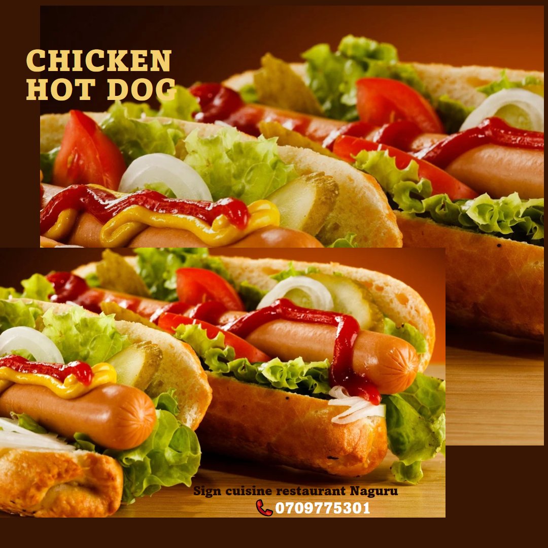 Treat yourself to our Chicken Hot Dog for an amazing breakfast experience at Sign Cuisine. Unforgettable flavors to kickstart your day! Join us now! #BreakfastDelight #ChickenHotDog #MorningMagic #SignCuisineEats #FlavorfulMornings