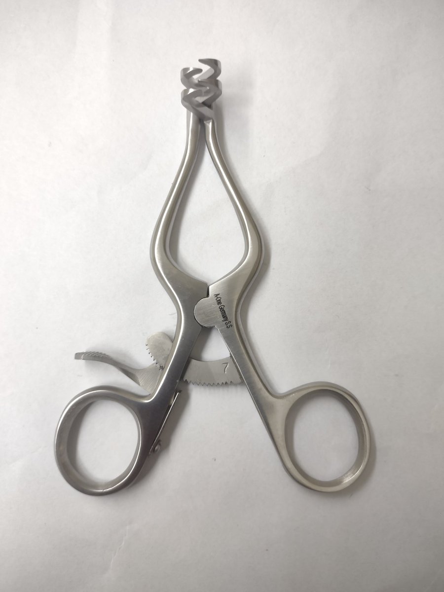 ASurgico's tweet photo. Weitlaner Retractor 2 by 2 Prongs Sharp 11cm German Quality Surgical Instruments

For order Click this
https://t.co/gHqX3EoUCb 

#WeitlanerRetractor #SurgicalInstruments #GermanQuality #MedicalTools #OperatingRoomEssentials #PrecisionSurgery #HealthcareInnovation https://t.co/Bej66MZjt1