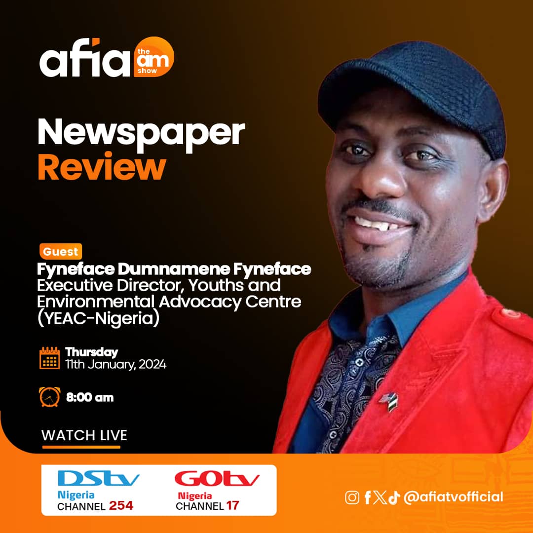 AfiaTvOfficial's tweet photo. Good Morning Ndi Afia!!! It's a beautiful day to tune in to the AM Show.
Tune in on Afia TV at 8am as we review the headlines this morning and discuss other issues bothering the South East.
#AfiaTV #AMShow #Dstv254 #GoTv17 #MorningShow #Ututuoma #SouthEastNigeria https://t.co/YYZ4biIvsM
