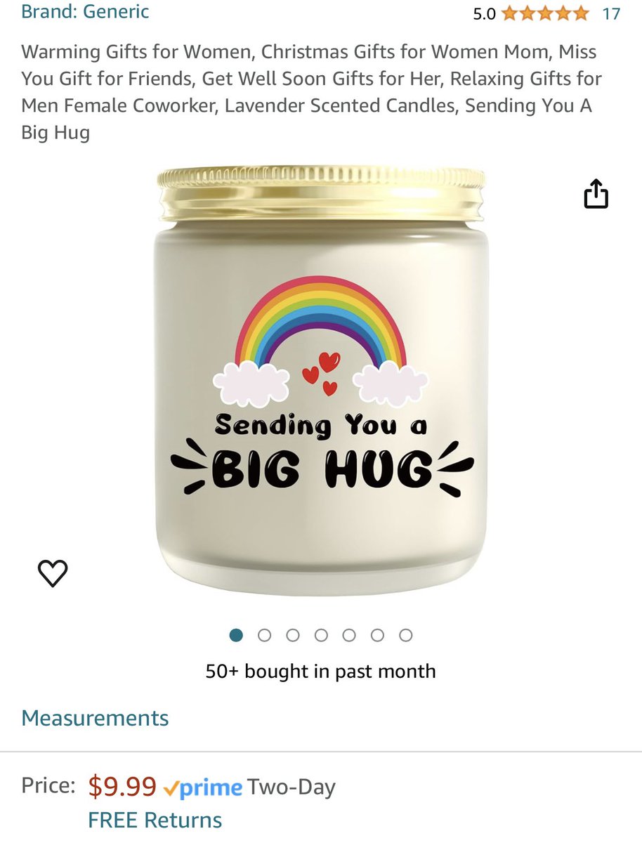 Not featured in the video bit bought this past week and sent to a friend amzn.to/3vs8t7r

This is how I hug you if I can’t actually hug you ;)  #mailahug #hugcandle #shareahug #sendahug