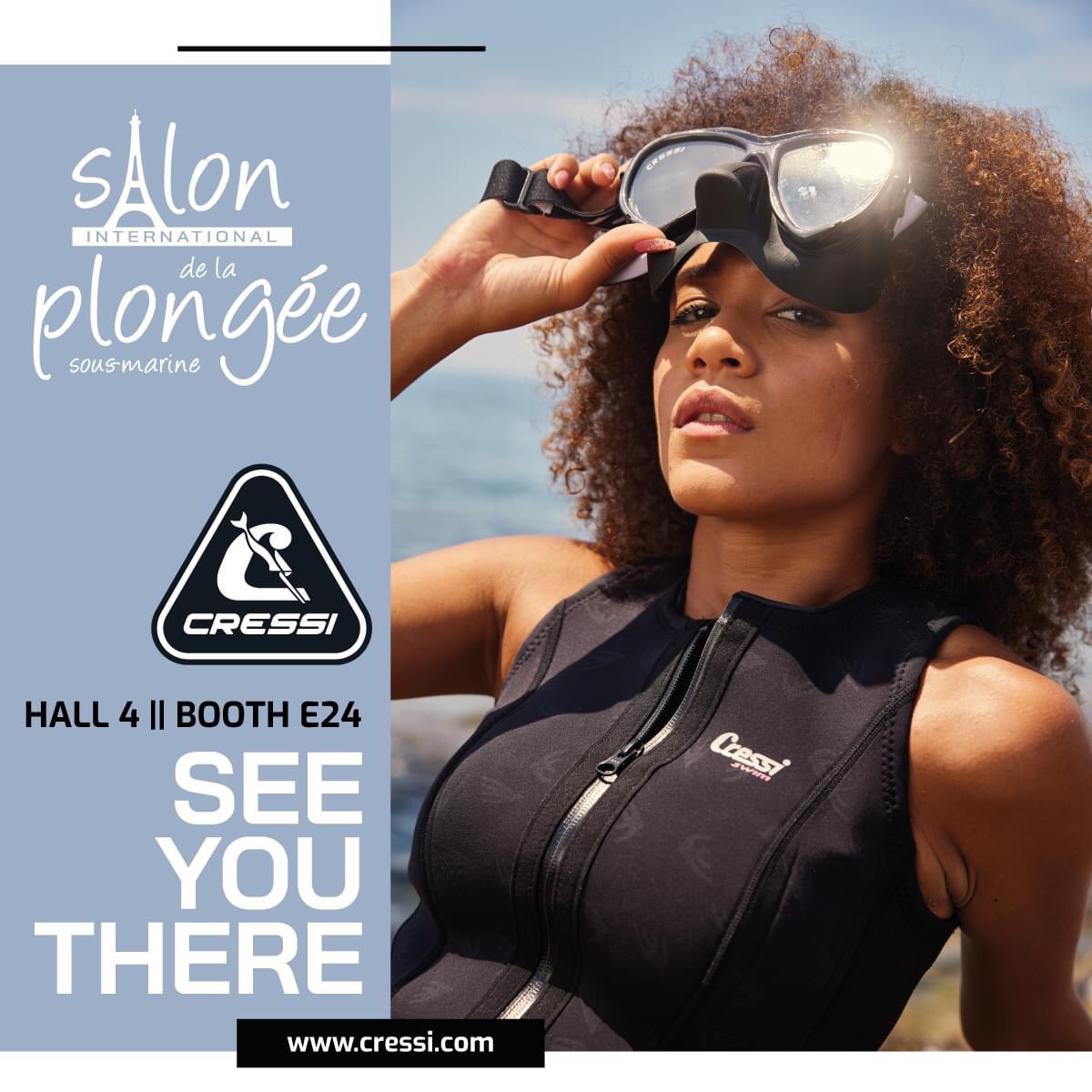🌊 Dive into the Excitement! 🌊

Attention all diving enthusiasts! We are thrilled to announce that we will be present once again this year at the highly anticipated trade fair in Paris, Salon de La Plongée sous marine
From January 11th to 14th
#cressi  #salondelaplongée #scuba
