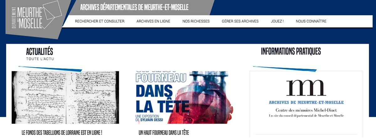 Meurthe-et-Moselle : les tabellions de Lorraine sont en ligne buff.ly/3vCDNAq #genealogie #MeurtheetMoselle