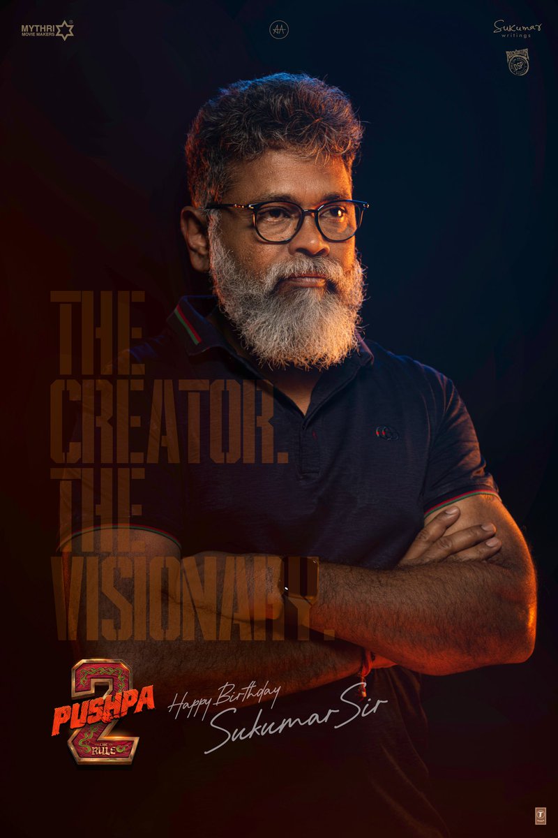 Cinethop (@cinethop) on Twitter photo Wishing the maverick director and the creator of the awe-inspiring world of #Pushpa, <a href="/aryasukku/">Sukumar</a> a very Happy Birthday ❤️🔥❤️🔥
Grand Release Worldwide on 15th AUG 2024🔥
Icon Star <a href="/alluarjun/">Allu Arjun</a> <a href="/iamRashmika/">Rashmika Mandanna</a> #FahadhFaasil <a href="/ThisIsDSP/">DEVI SRI PRASAD</a> <a href="/kamal_61/">kamal diwakar</a> <a href="/MythriOfficial/">Mythri Movie Makers</a> <a href="/SukumarWritings/">Sukumar Writings</a> Wishing the maverick director and the creator of the awe-inspiring world of #Pushpa, <a href="/aryasukku/">Sukumar</a> a very Happy Birthday ❤️🔥❤️🔥
Grand Release Worldwide on 15th AUG 2024🔥
Icon Star <a href="/alluarjun/">Allu Arjun</a> <a href="/iamRashmika/">Rashmika Mandanna</a> #FahadhFaasil <a href="/ThisIsDSP/">DEVI SRI PRASAD</a> <a href="/kamal_61/">kamal diwakar</a> <a href="/MythriOfficial/">Mythri Movie Makers</a> <a href="/SukumarWritings/">Sukumar Writings</a> 