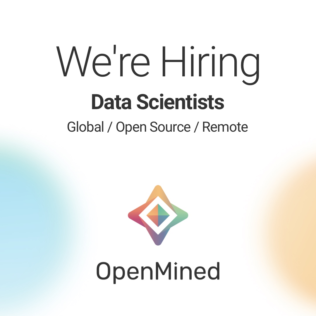 openminedorg's tweet photo. 🙋🏽‍♀️ Know an expert #DataScientist who is looking for a new role? Let them know that @OpenMinedorg is hiring remote Applied Data Scientists to help build remote #datascience tools and facilitate auditing proprietary #AI systems across the globe. ❤️

Apply now!
https://t.co/EvYkfJeGW7

#aijobs #aicareers #mljobs #TechJobs #remotejobs #hiring