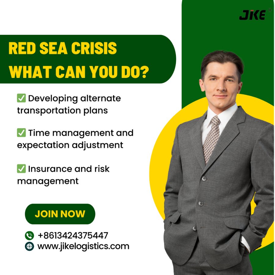 Facing the #RedSeacrisis, we're not just a logistics provider but also your partner in navigating uncertainty. Trust JIKE to guide your cargo with precision and care. 

Please share your thoughts in the comments. We're here to help! 💪
#LogisticsInsights #Containers #Maritime