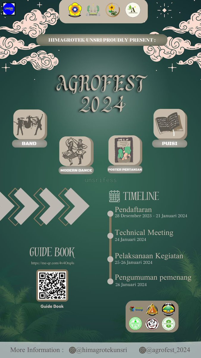jeschill_'s tweet photo. @unsrifess Ini nder, info lebih lanjut cek akun ig agrofest di @.agrofest_2024 😉✨ https://t.co/qCSq7ZxHoY