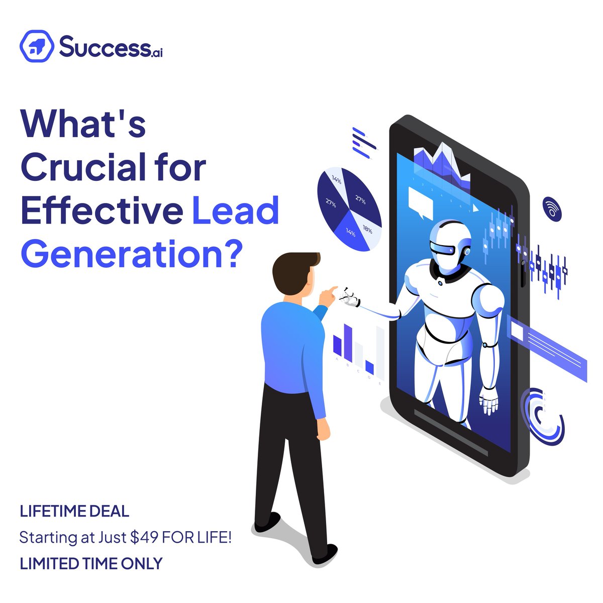 NajamG123's tweet photo. Boost your lead generation with AI-powered scoring!
Join https://t.co/mBaWIrfKpA to transform your strategy and maximize conversions. Get the lifetime deal at $49! Limited time offer!https://t.co/qZRqBfCGaq
#LeadGeneration #AIScoring #SuccessAI #B2BContacts #B2BSale https://t.co/HOkOhiGdij